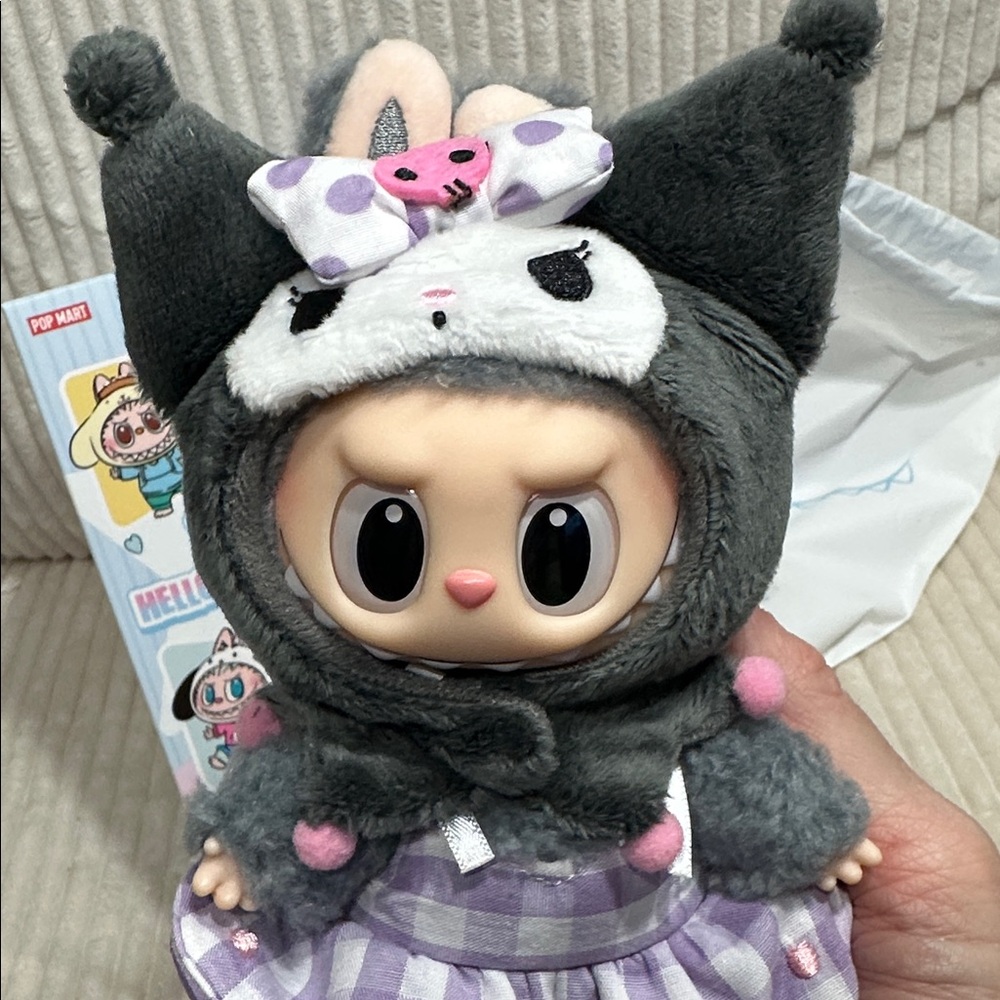 KUROMI-Pop Mart x Hello Kitty The Monsters Plush. New.Box opened to verify. - Picture 3 of 10